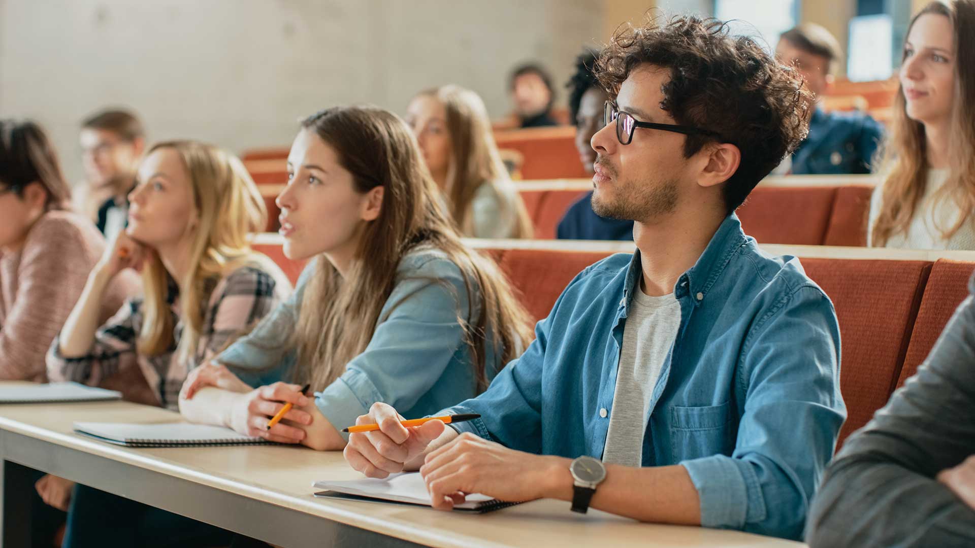 Alunos em sala de aula