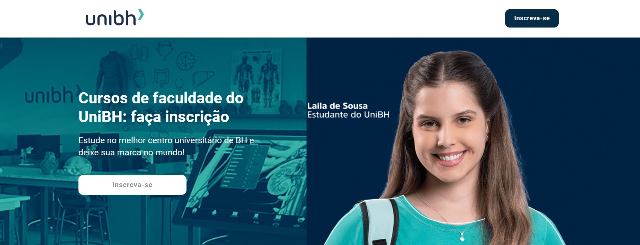 portal de inscrição UniBH