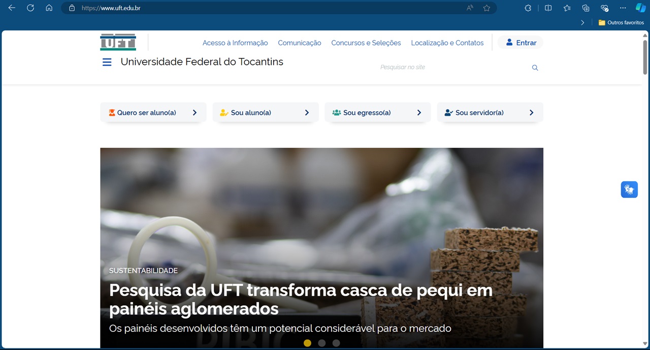 Portal da UFT 