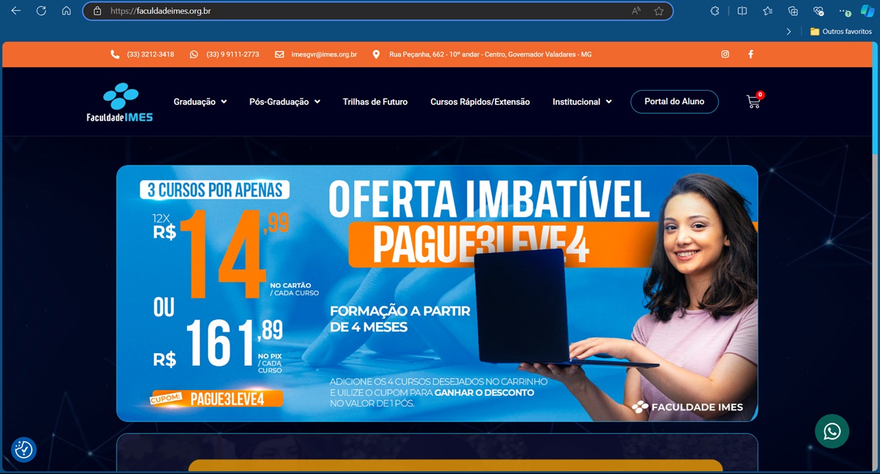 Portal da Faculdade IMES