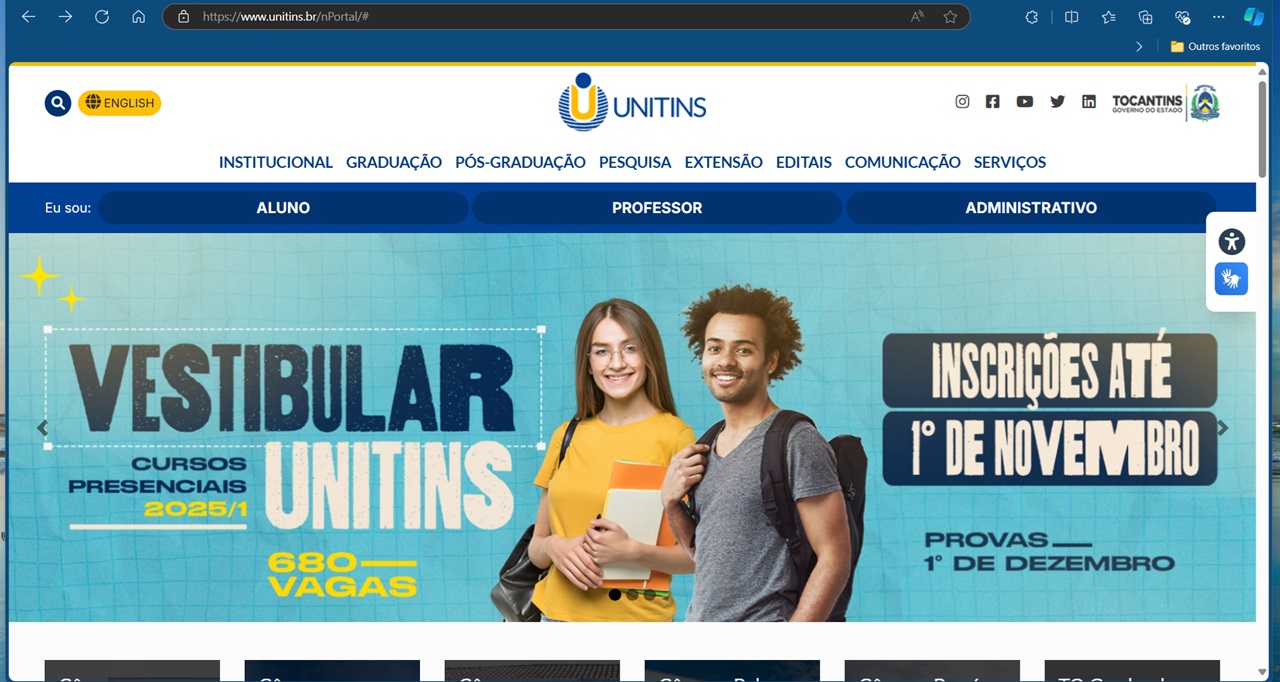 Portal da Unitins 